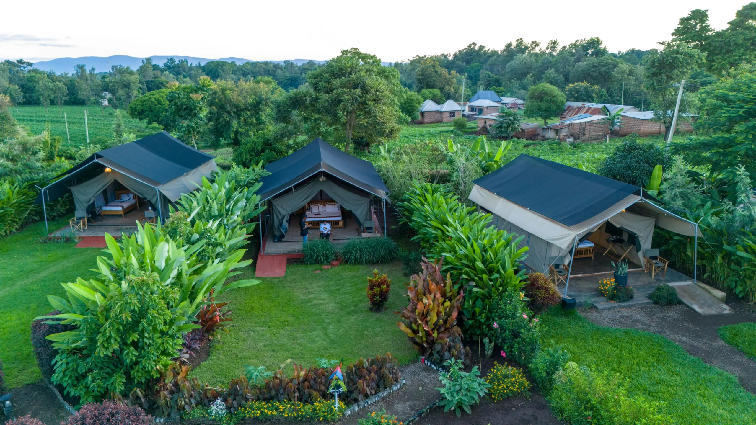 Kibo View Farm Lodge on the slopes of Mount Kilimanjaro