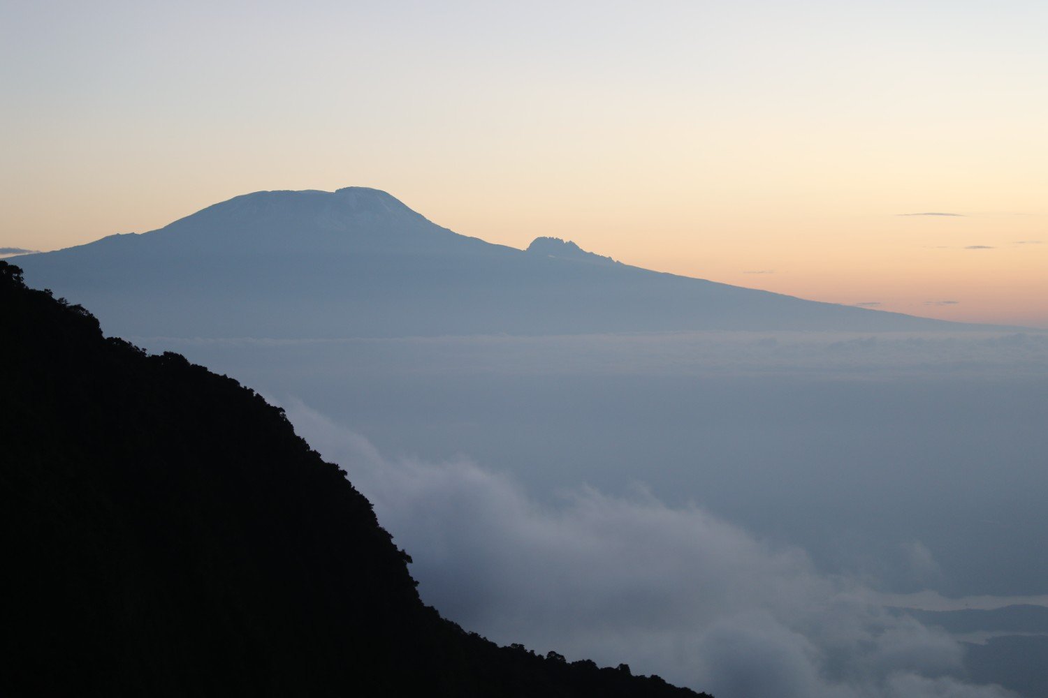 Day 2 of the Mount Meru trek toward Saddle Hut