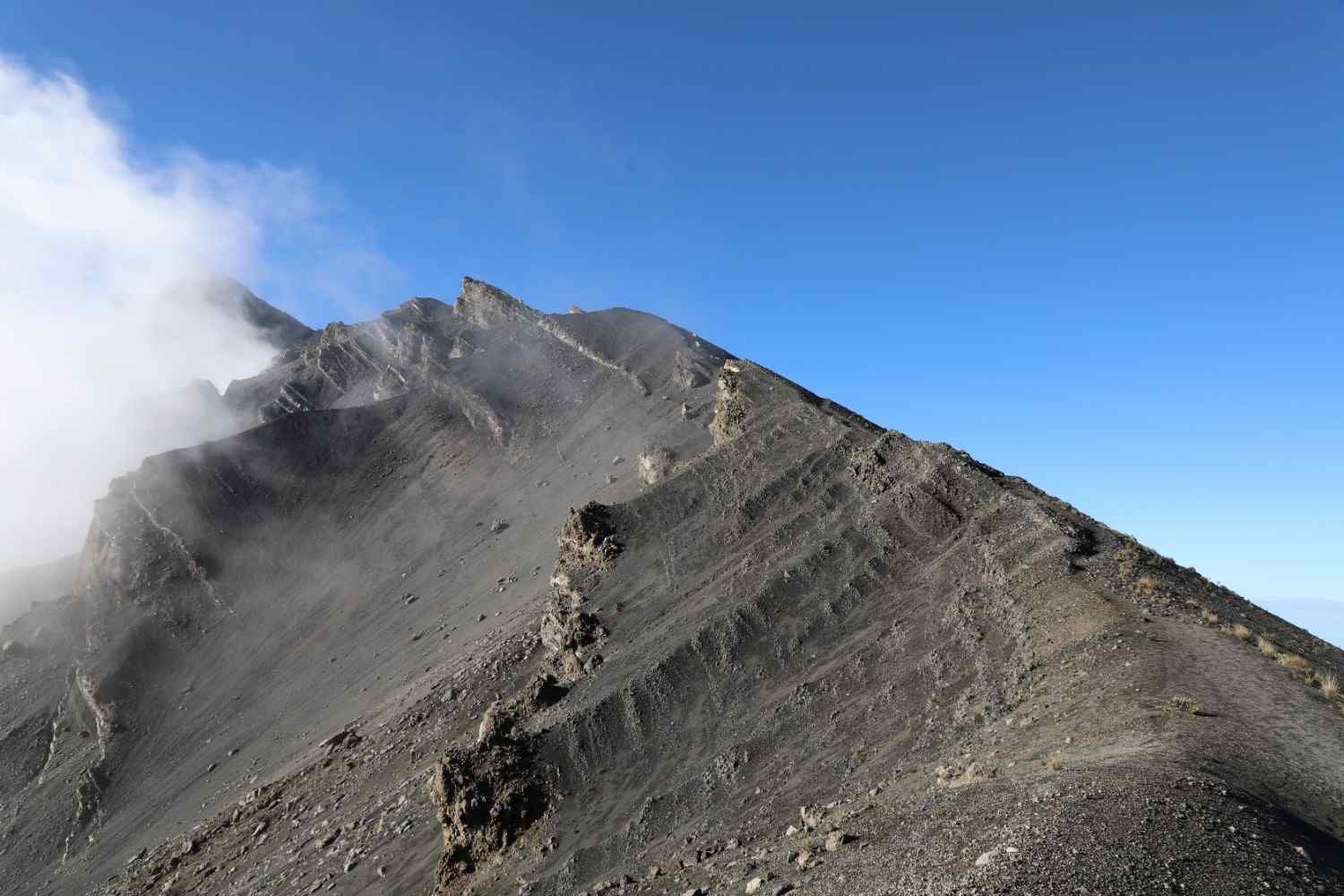 Descent from Mount Meru to Momella Gate